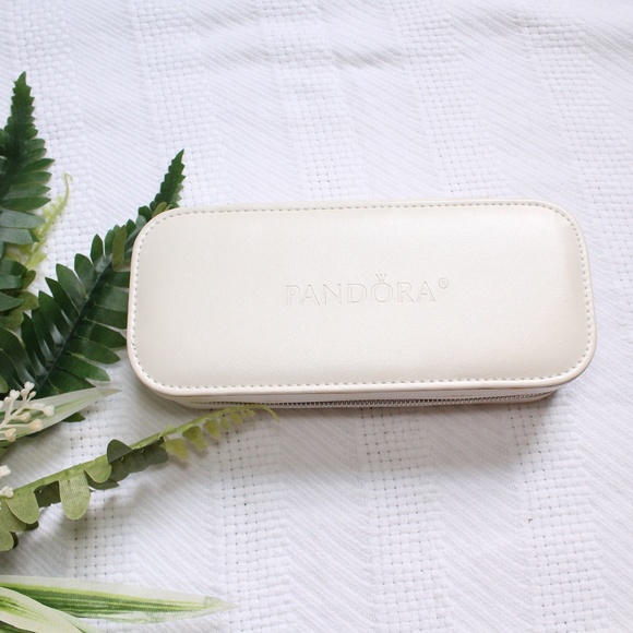 Pandora Jewelry - Pandora Pearl White Zippered Jewelry Box
